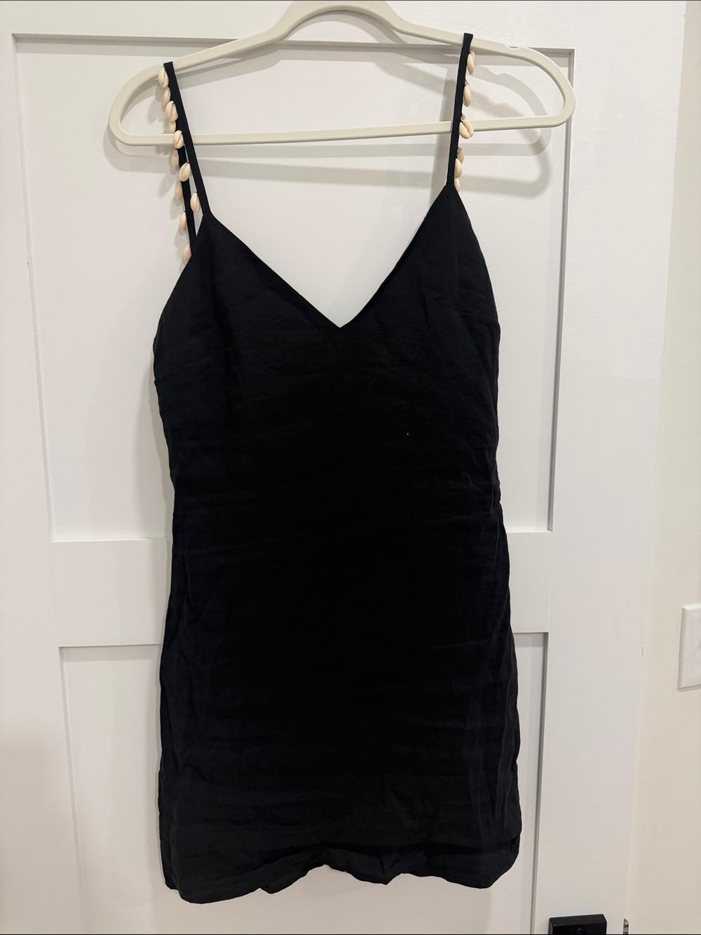 Zara Black Dress with shell detailed straps